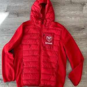 DC Defenders XFL winter puffer vest jacket
